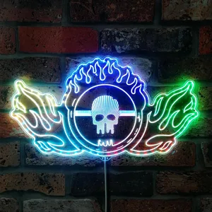 Mad Max Wasteland Skull RGB LED Sign