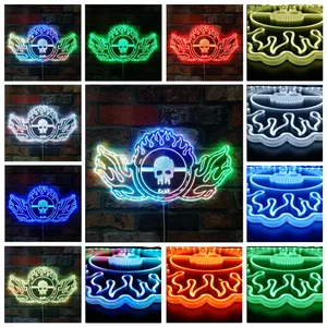 Mad Max Wasteland Skull RGB LED Sign