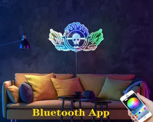 Mad Max Wasteland Skull RGB LED Sign