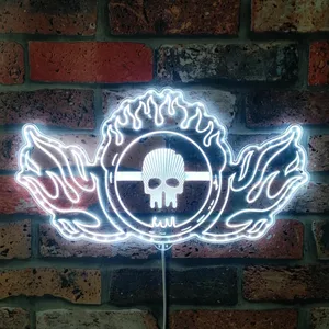 Mad Max Wasteland Skull RGB LED Sign