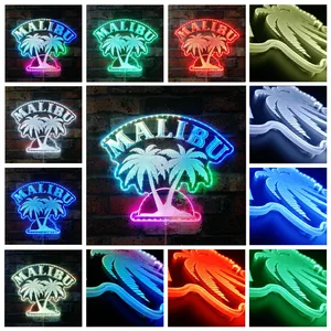 Malibu Logo RGB LED Sign