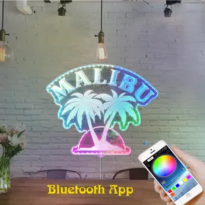 Malibu Logo RGB LED Sign