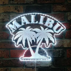 Malibu Logo RGB LED Sign