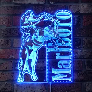 Marlboro Cowboy RGB LED Sign