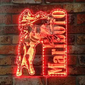 Marlboro Cowboy RGB LED Sign