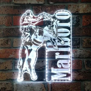 Marlboro Cowboy RGB LED Sign