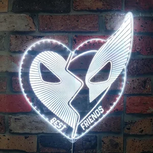 Marvel Deadpool & Wolverine Best Friends RGB LED Sign