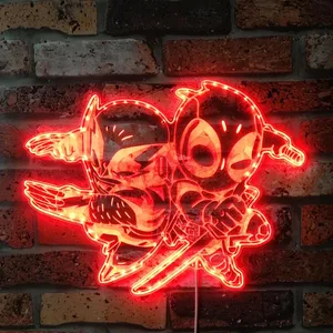 Marvel Deadpool & Wolverine RGB LED Sign