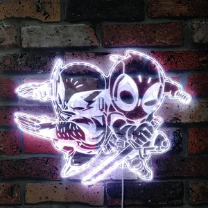 Marvel Deadpool & Wolverine RGB LED Sign