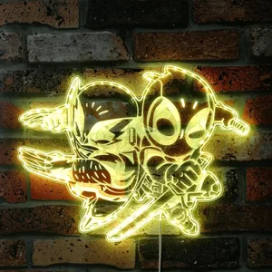 Marvel Deadpool & Wolverine RGB LED Sign
