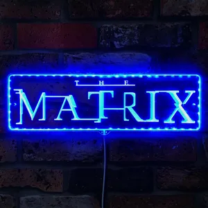 Matrix Logo RGB LED Sign