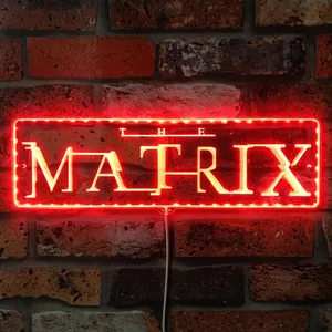 Matrix Logo RGB LED Sign
