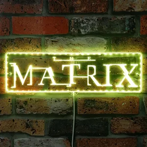 Matrix Logo RGB LED Sign
