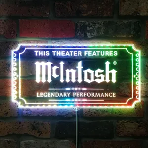 McIntosh Theater Sign RGB LED Sign