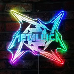 Metallica Logo RGB LED Sign