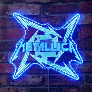 Metallica Logo RGB LED Sign