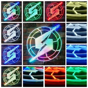 Metroid Prime Logo RGB LED Sign