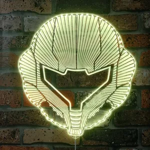 Metroid Samus RGB LED Sign