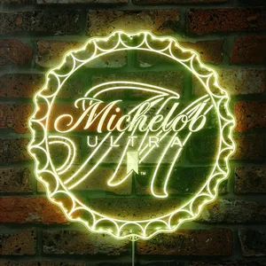 Michelob Ultra  Bottle Cap RGB LED Sign