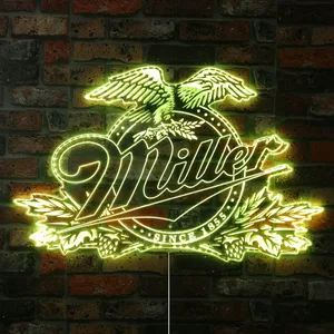 Miller Eagle Since 1855 RGB LED Sign