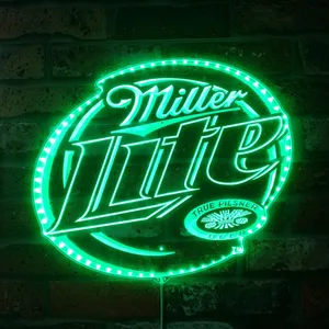 Miller Lite True Pilsner RGB LED Sign