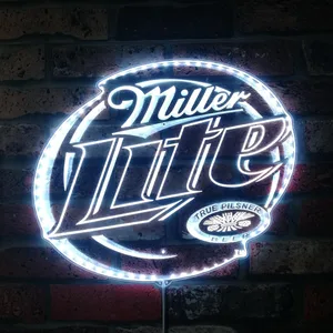 Miller Lite True Pilsner RGB LED Sign