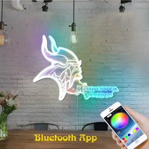 Minnesota Vikings Logo RGB LED Sign