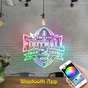 Minnesota Vikings Man Cave RGB LED Sign