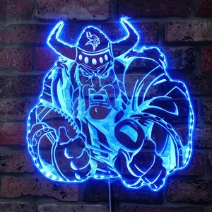 Minnesota Vikings NFL RGB LED Sign