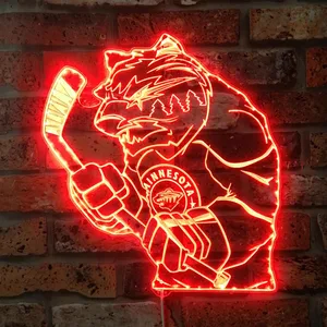 Minnesota Wild Bardown RGB LED Sign