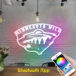Minnesota Wild Logo RGB LED Sign
