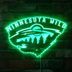 Minnesota Wild Logo RGB LED Sign