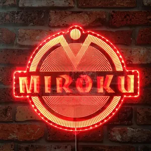 Miroku Firearms Logo RGB LED Sign