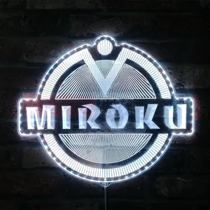 Miroku Firearms Logo RGB LED Sign