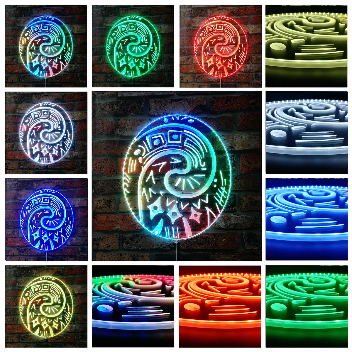 Moana Te Fiti's Heart RGB LED Sign