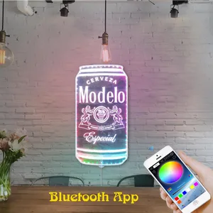 Modelo Beer Can RGB LED Sign