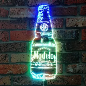 Modelo Cerveza Bottle Bottle RGB LED Sign