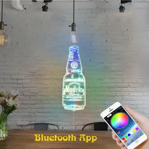 Modelo Cerveza Bottle Bottle RGB LED Sign
