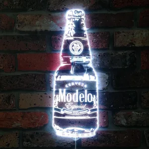 Modelo Cerveza Bottle Bottle RGB LED Sign