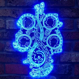 Monster Hunter Wilds Logo RGB LED Sign