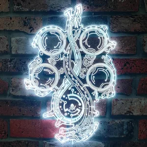 Monster Hunter Wilds Logo RGB LED Sign