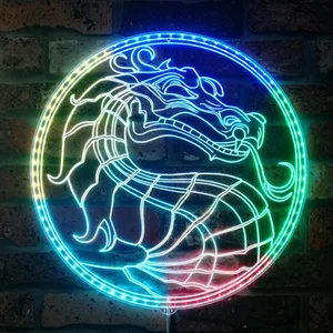 Mortal Kombat Dragon RGB LED Sign