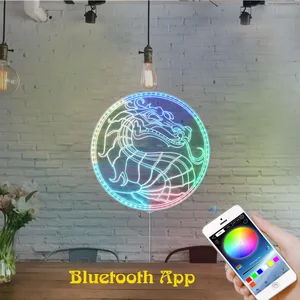 Mortal Kombat Dragon RGB LED Sign
