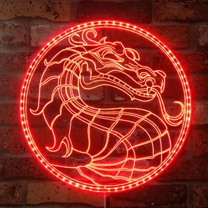 Mortal Kombat Dragon RGB LED Sign
