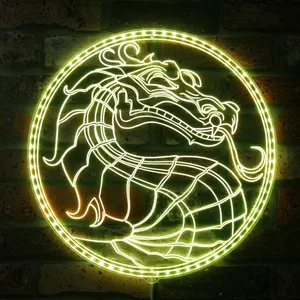 Mortal Kombat Dragon RGB LED Sign