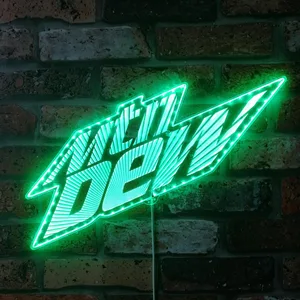 Mountain Dew Mtn Dew Logo RGB LED Sign