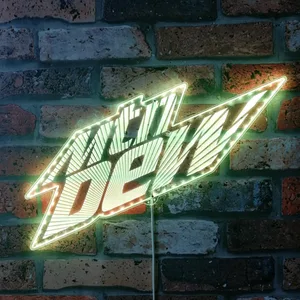Mountain Dew Mtn Dew Logo RGB LED Sign
