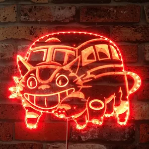 My Neighbor Totoro Cat Bus RGB LED Sign