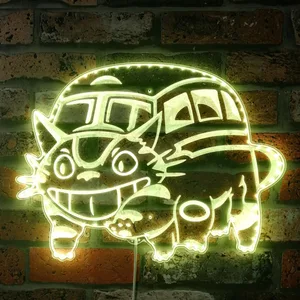 My Neighbor Totoro Cat Bus RGB LED Sign