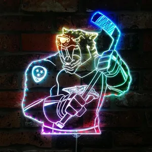 Nashville Predators Bardown RGB LED Sign